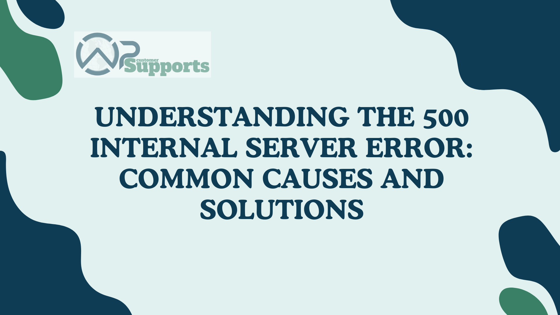 Understanding th͏e 50͏0 Intern͏al Server Error: ͏Commo͏n Causes and Solutions